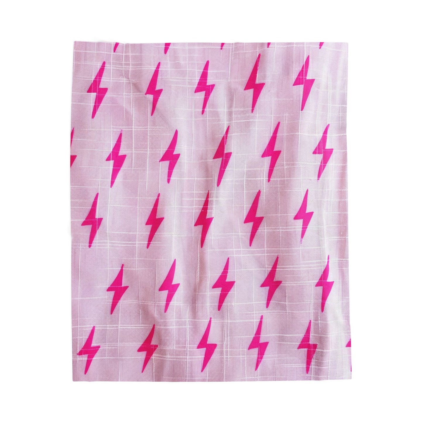 Electric Pink Plush Blanket - 50" × 60" - SUNKISSHAVEN