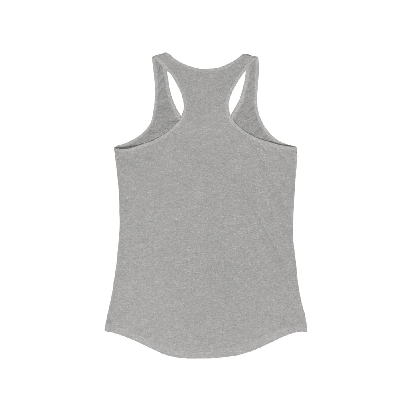 Pink Hibiscus Racerback Tank Top - XS / Solid Midnight Navy - SUNKISSHAVEN