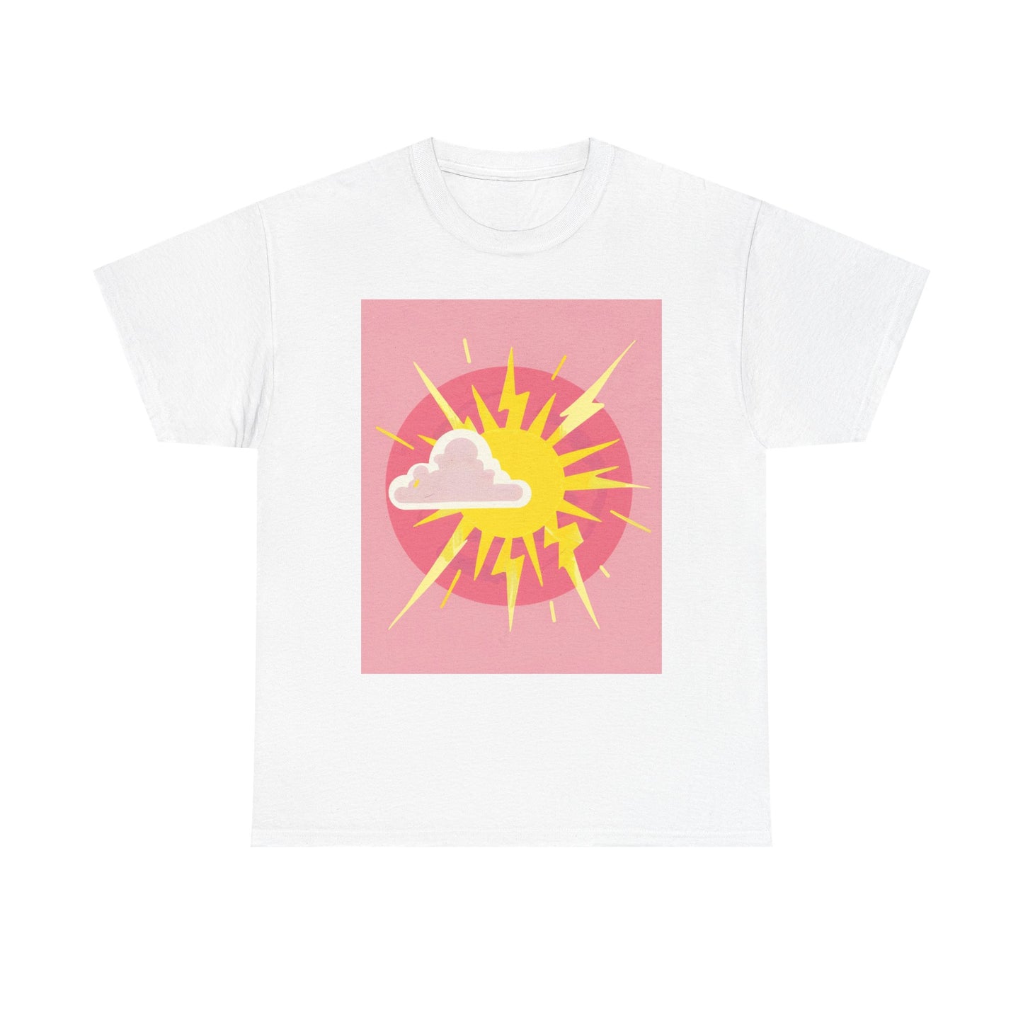 Sunshine and Lightning Unisex Tee - White / S - SUNKISSHAVEN