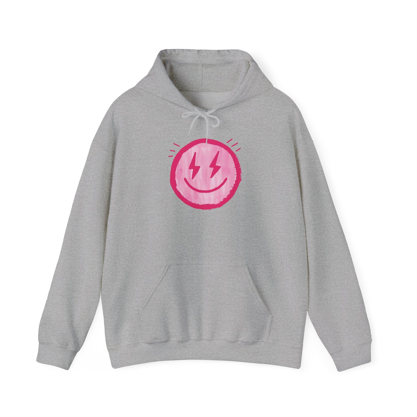 Smiley Lightning Bolt Hoodie