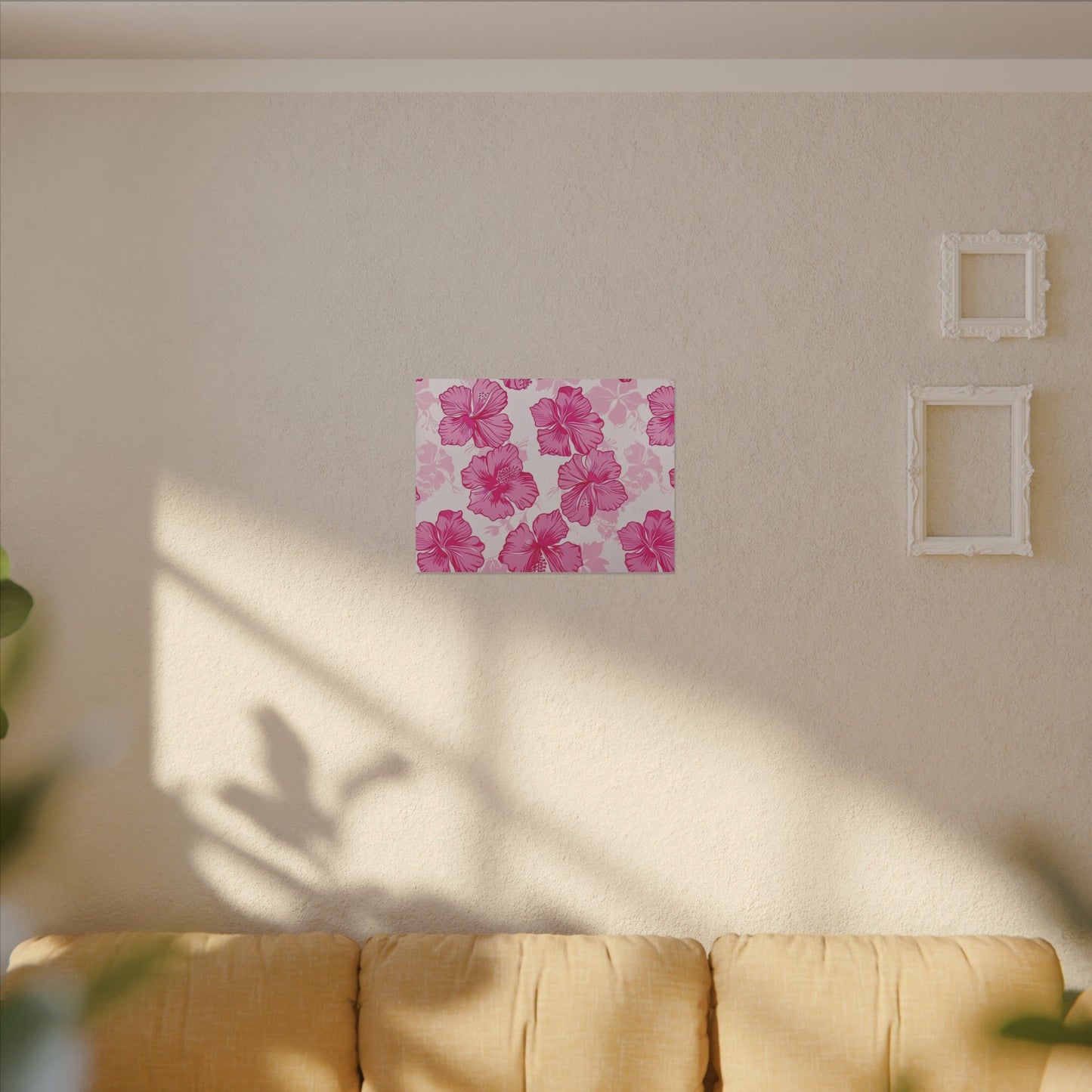 Pink Hibiscus Bloom Matte Canvas - 24″ x 18″ (Horizontal) / 0.75'' - SUNKISSHAVEN