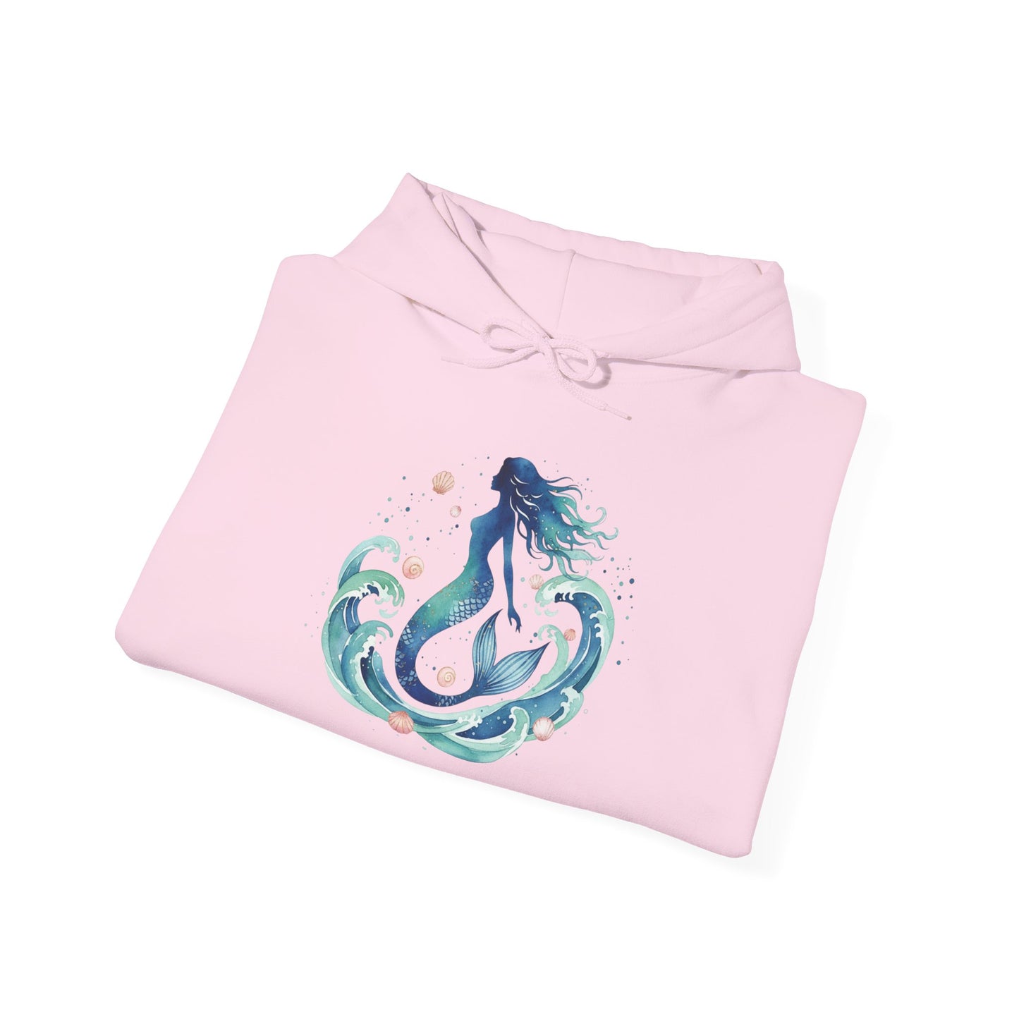 Ocean Goddess Hoodie, Artistic Sweatshirt for Beach Lovers, Magical Elemental Gift, Cozy Casual Wear, Perfect for Summer and Holidays - S / White - SUNKISSHAVEN