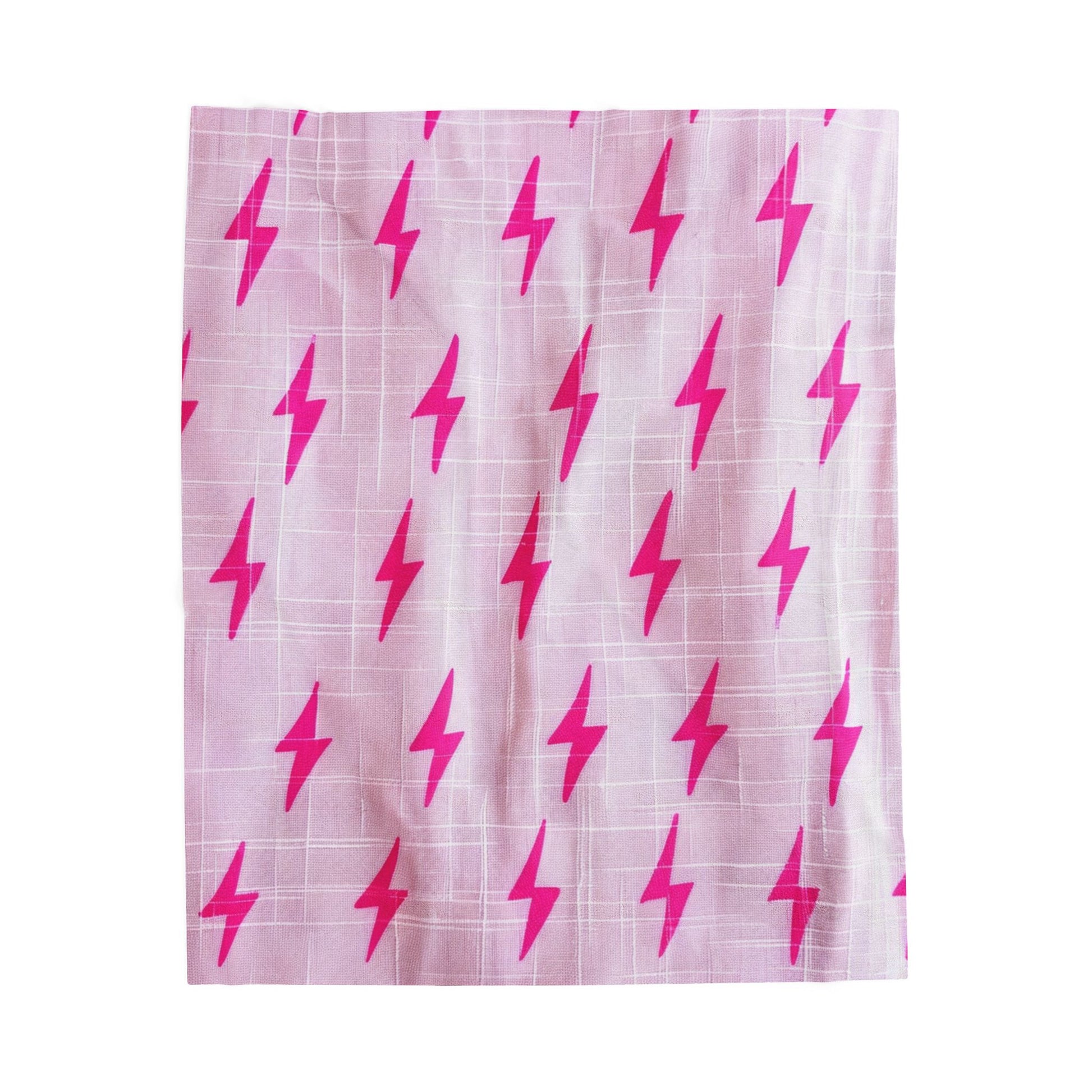 Electric Pink Plush Blanket - 50" × 60" - SUNKISSHAVEN