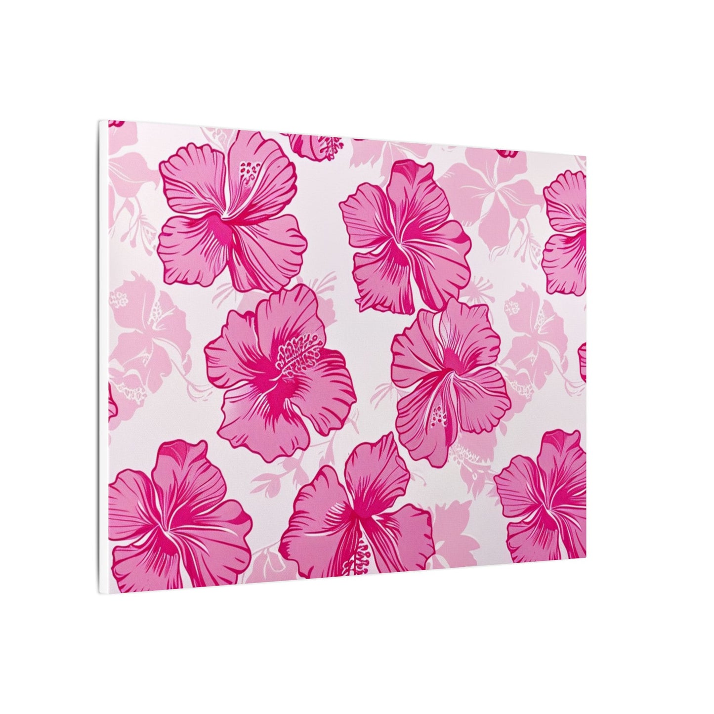 Pink Hibiscus Bloom Matte Canvas - 24″ x 18″ (Horizontal) / 0.75'' - SUNKISSHAVEN